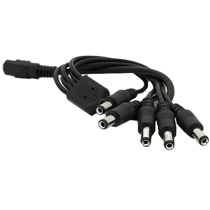 VOLTRONIC DC-F=>5xDC-M (D 5,5x2,5мм) 40см