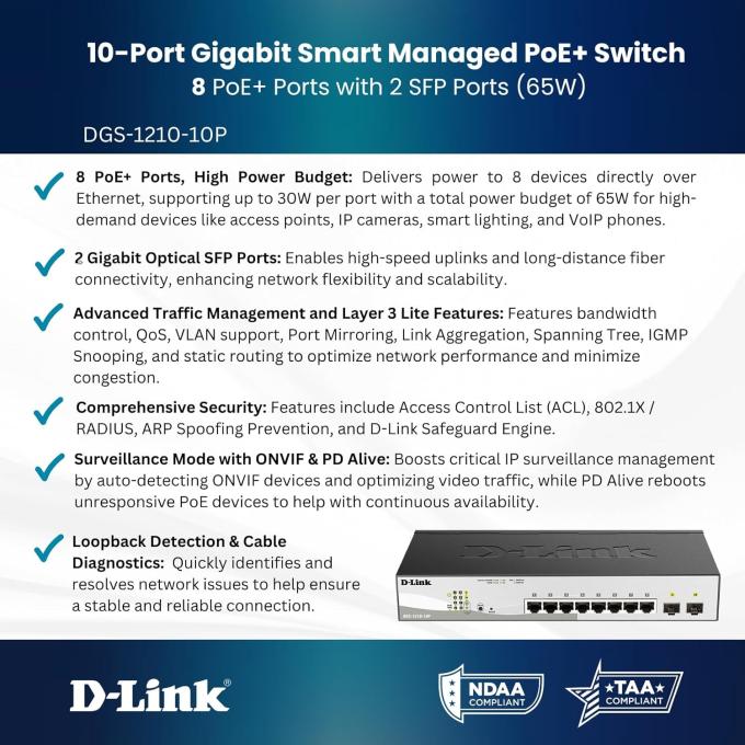D-Link DGS-1210-10P