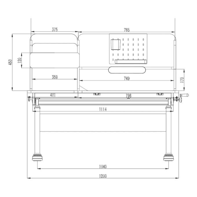 FunDesk Ginepro Grey