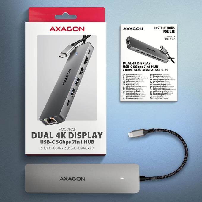 AXAGON HMC-7HX2