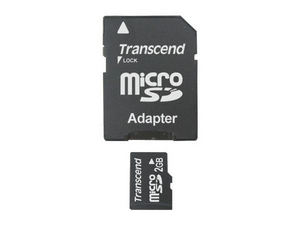 microSD Transcend 2GB TS2GUSD
