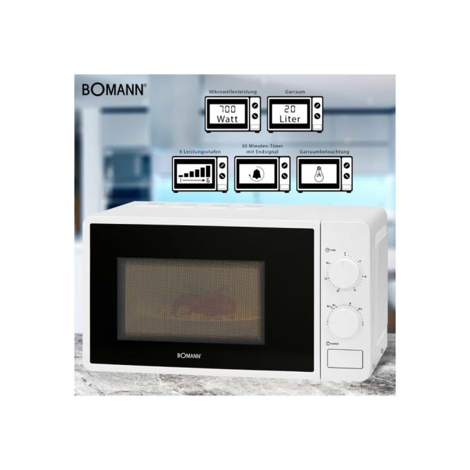 Bomann MW6014CB white