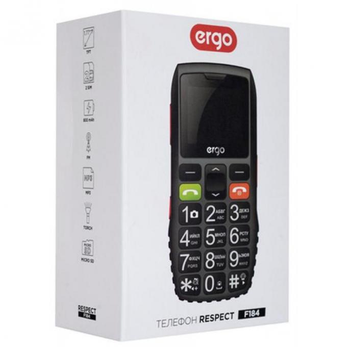 Мобильный телефон Ergo F184 Respect Black