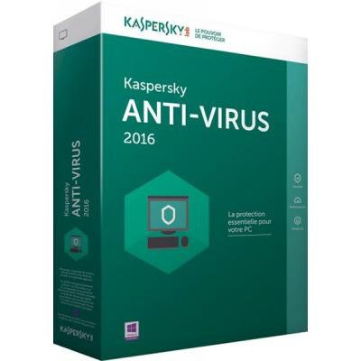 Kaspersky Anti-Virus 2016 EEMEA Edition 2+1 ПК 1 год Base Box KL1167OBBFS16 Kaspersky lab