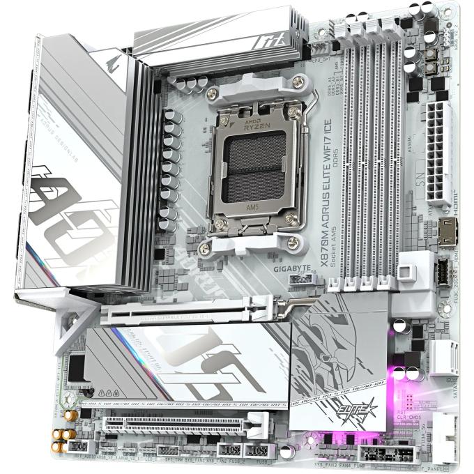 GIGABYTE X870M AORUS ELITE WIFI7 ICE