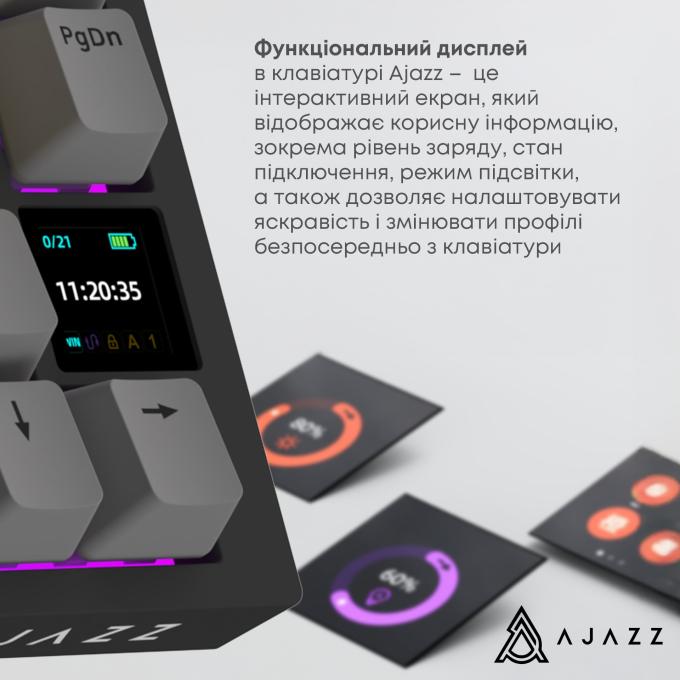 Ajazz AK820PRO-FF-BGY