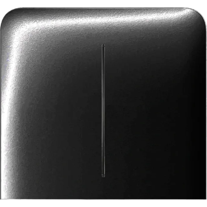 Ajax SideButton (2-gang) vertical black