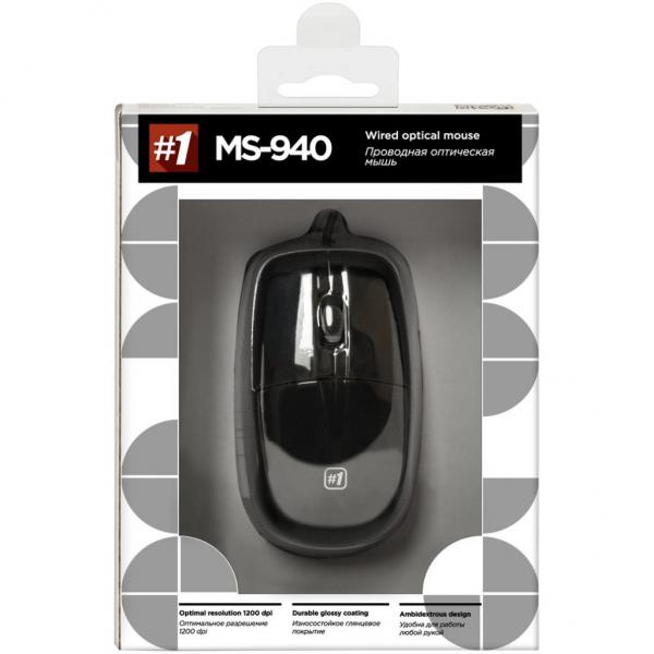Мышка Defender Optimum MS-940 USB black 52940