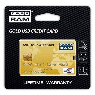 Flash Drive Goodram Credit Card 8 GB Gold