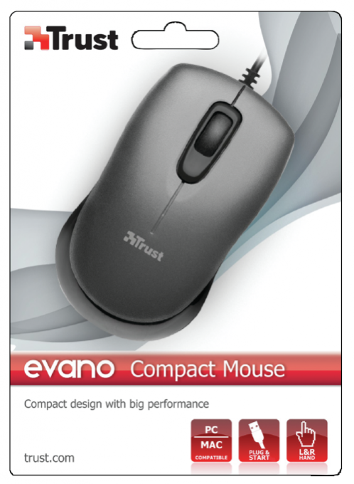 Мышка Trust Evano Compact Mouse (16489)