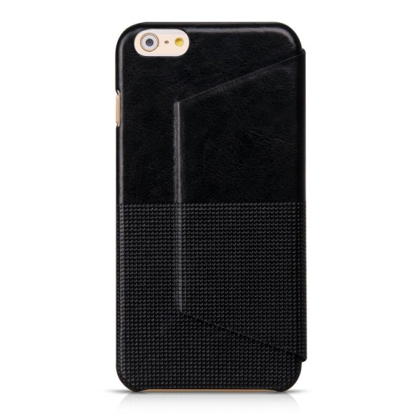 HOCO for iPhone 6 Plus Crystal Fashion Leather case Black HI-L081B