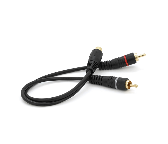 VOLTRONIC YT-RCA(F) / 2хRCA(M)-0,2CuB