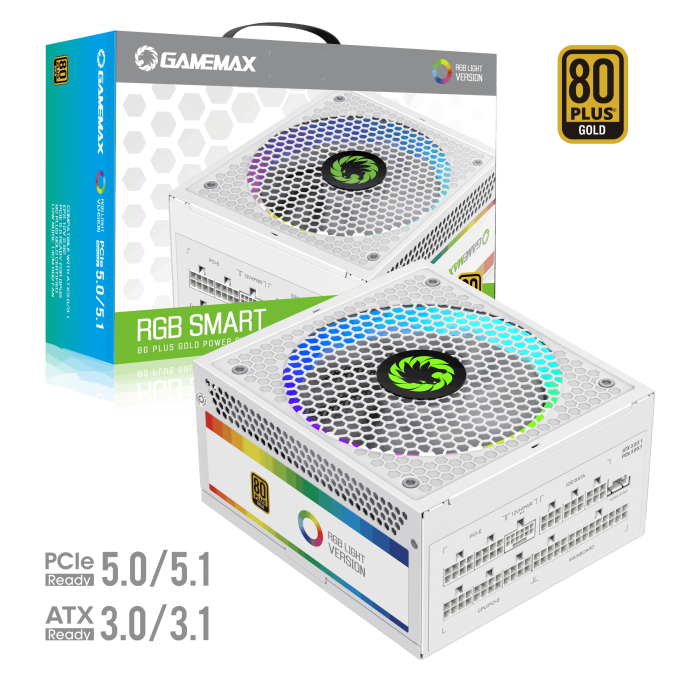 GAMEMAX RGB 850 PRO WH (ATX3.0/3.1 PCI