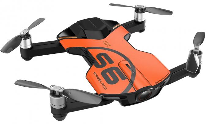 Wingsland S6 GPS 4K Pocket Drone-2 Batteries pack (Orange) 6381695