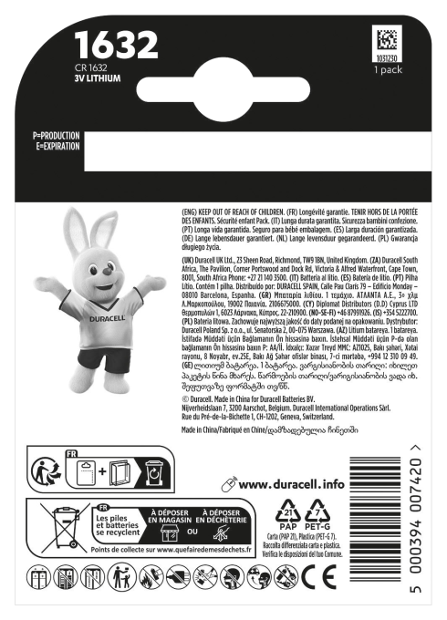 Duracell 5011068