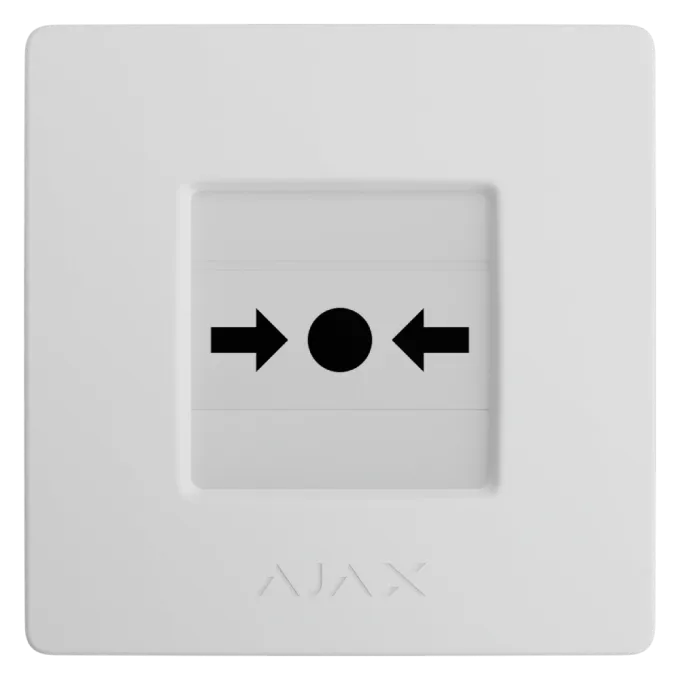 Ajax Manual Call Point (White) (8EU) ASP ручний бездротовий