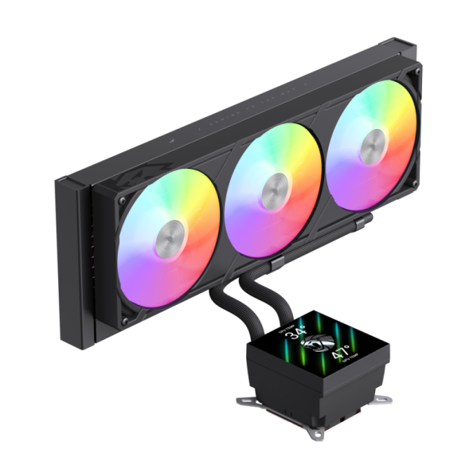 GAMEMAX GLACIER 360 LCD BK
