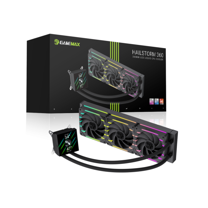 GAMEMAX HAILSTORM 360 BK