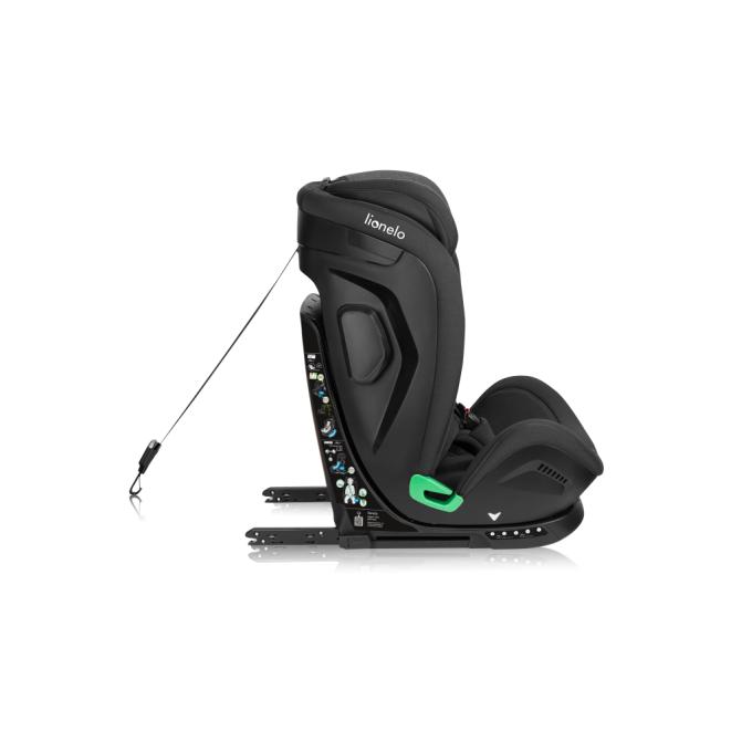 Lionelo LO-HARPER I-SIZE BLACK CARBON