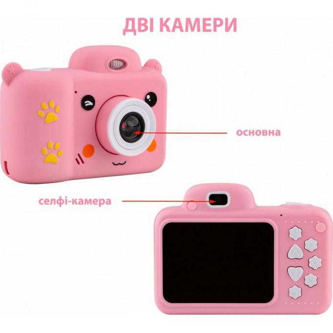 Цифровой фотоаппарат ATRIX TIKTOKER 5 DUAL CAM 24MP 1080p pink cdfatxtt5p