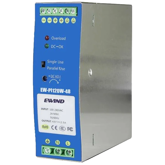 Ewind EW-PI120W-48 на DIN-рейку 120 Вт/48 В