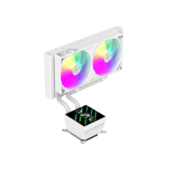 GAMEMAX GLACIER 240 LCD WH