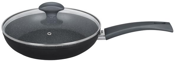 Сковорода RINGEL Zira сковорода 24 см с крышкой (black) RG-1106-24 BL