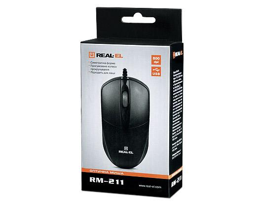 REAL-EL RM-211 USB Black