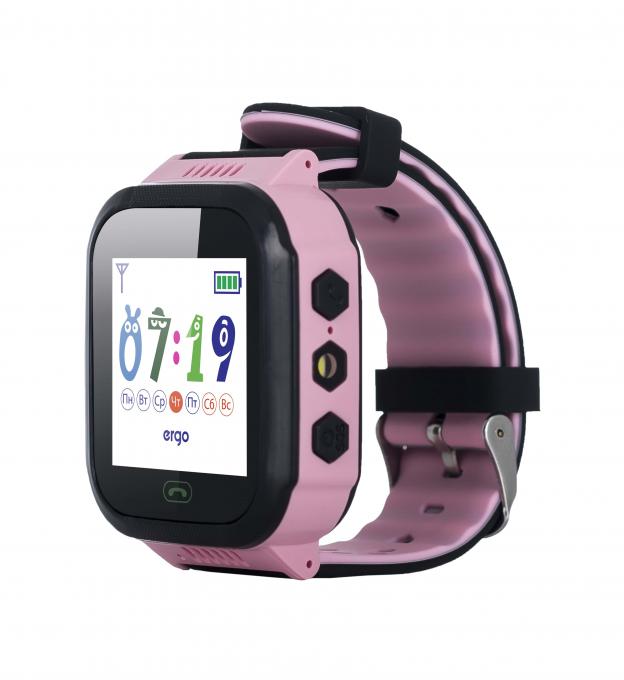 Смарт-часы Ergo GPS Tracker Color J020 - Детский трекер (Pink) GPSJ020P