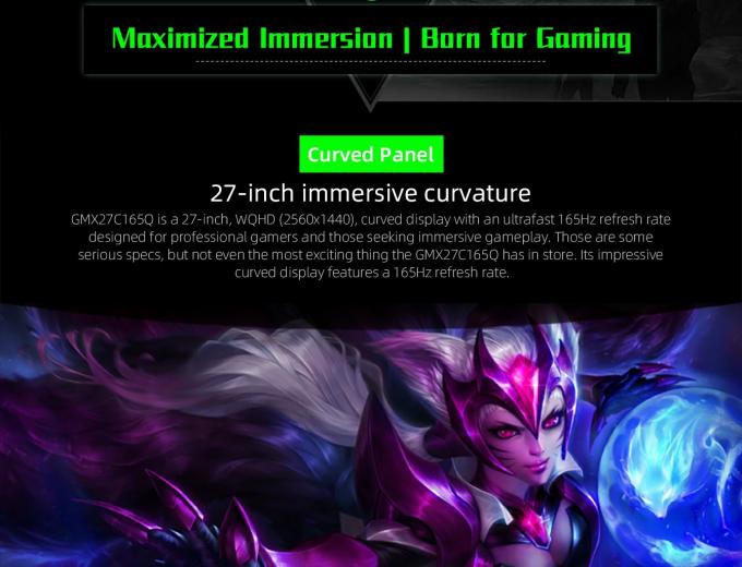 GAMEMAX GMX27C165Q