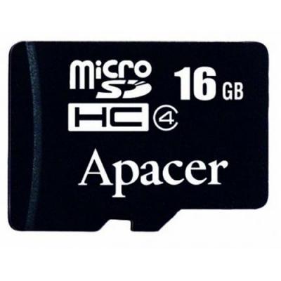 Карта памяти Apacer 16GB microSDHC Class4 w/o Adapter RP AP16GMCSH4-RA