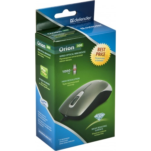 Мышка Defender Orion 300 52817 Silver USB
