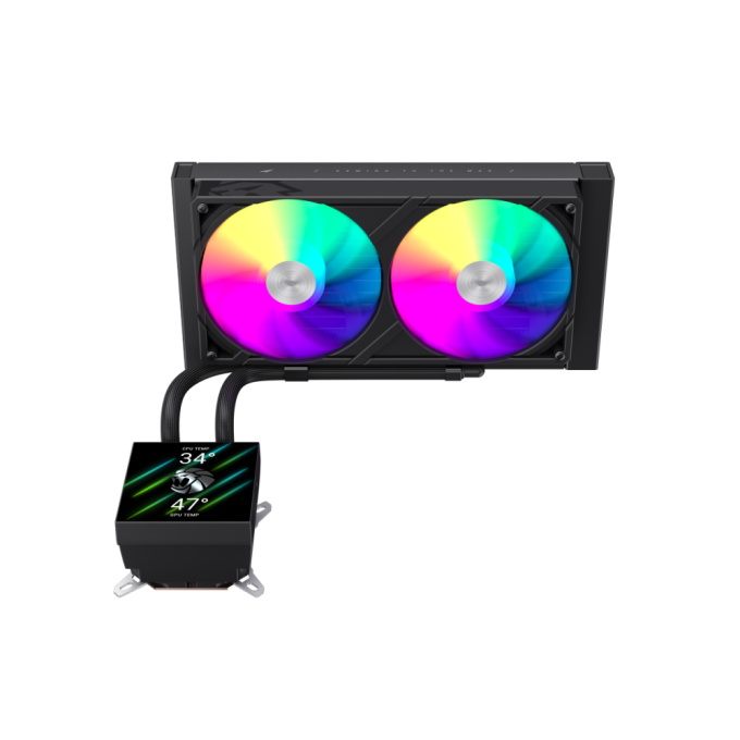 GAMEMAX GLACIER 240 LCD BK