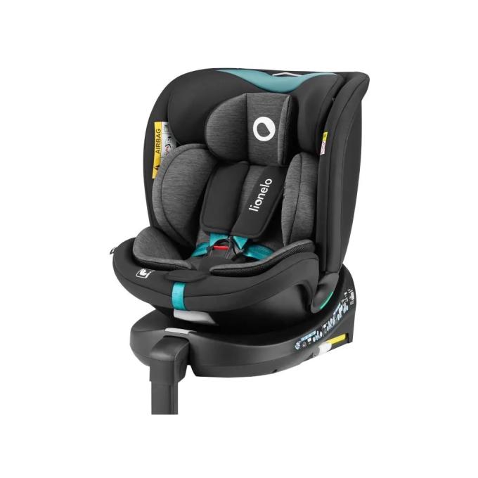 Lionelo LO-NAVY I-SIZE BLACK TURQUOISE