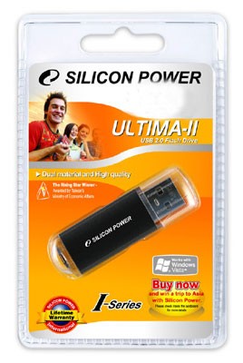 USB флеш накопитель Silicon Power Ultima II 4Gb Black