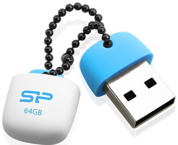 USB флеш накопитель Silicon Power 64Gb Touch T07 Blue USB 2.0 SP064GBUF2T07V1B