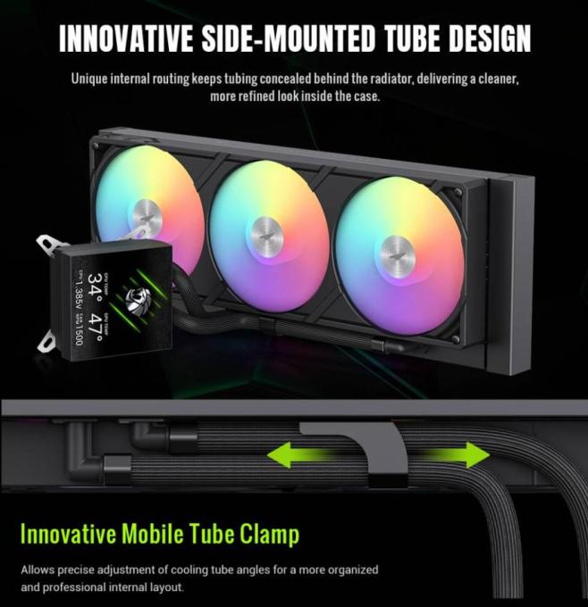 GAMEMAX GLACIER 360 LCD BK