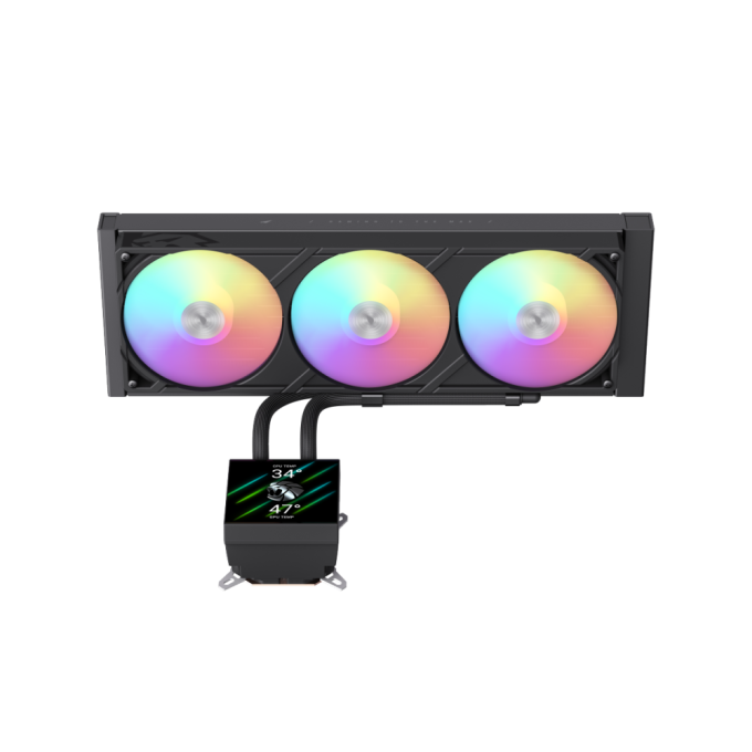 GAMEMAX GLACIER 360 LCD BK