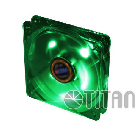 Вентилятор Titan TFD-12025GT12Z/LD3 green