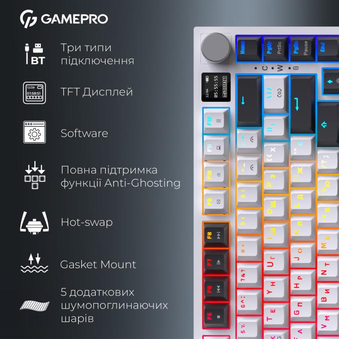 GamePro MK160-W-D-QS-PRO