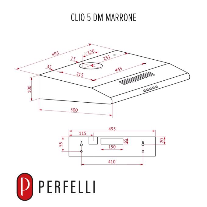 PERFELLI CLIO 5 DM MARRONE