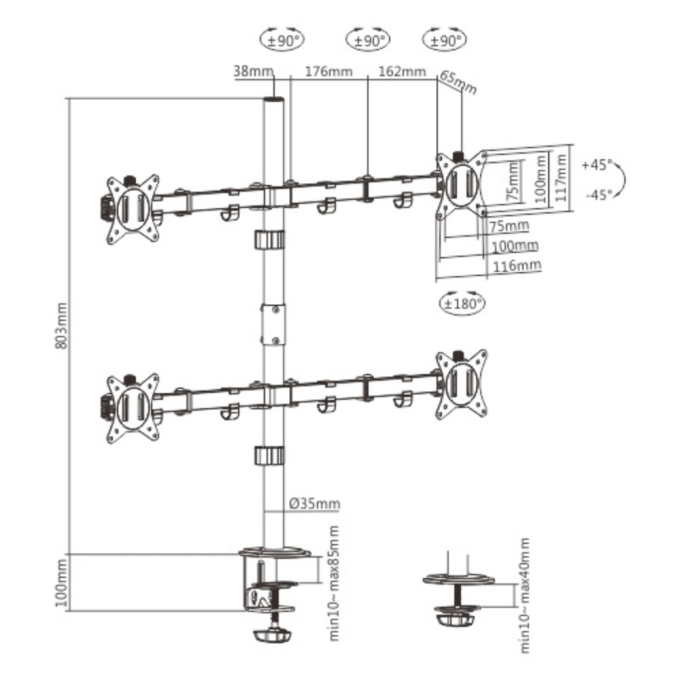 Brateck LDT66-C048