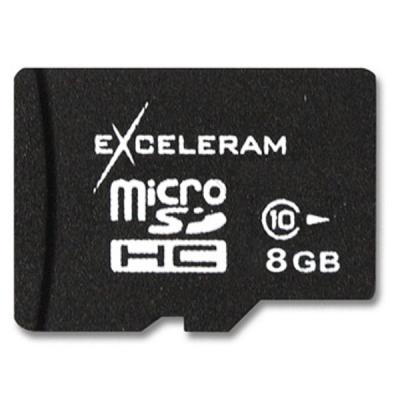Карта памяти eXceleram 8Gb microSDHC class 10 MSD0810