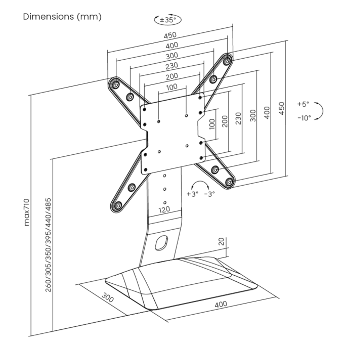 Kivi Motion TV Stand