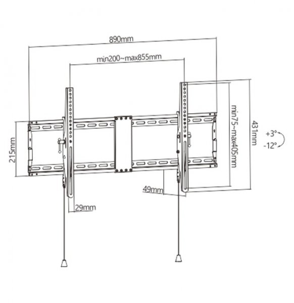 GEMBIRD WM-90T-01