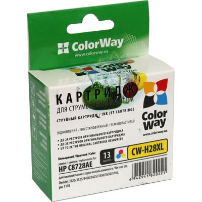 Картридж ColorWay HP №28XL Color CW-H28XL