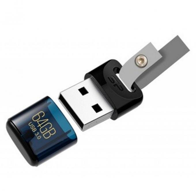 USB флеш накопитель Silicon Power 64GB Jewel J06 Blue USB 3.0 SP064GBUF3J06V1D