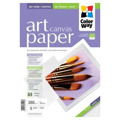 Бумага ColorWay A4 ART Canvas (ПГП380-5) PCN380005A4