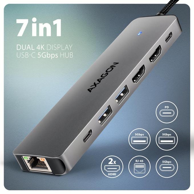 AXAGON HMC-7HX2