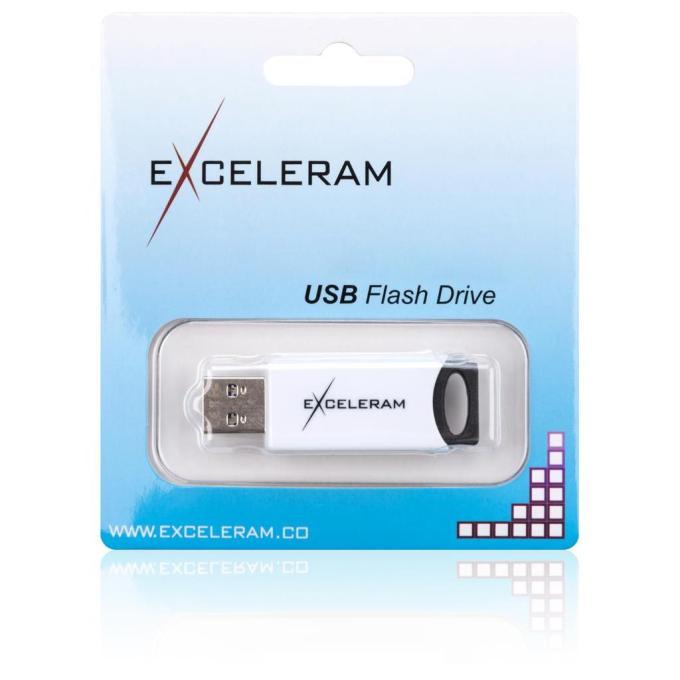 USB флеш накопитель eXceleram 8GB H2 Series White/Black USB 2.0 EXU2H2W08